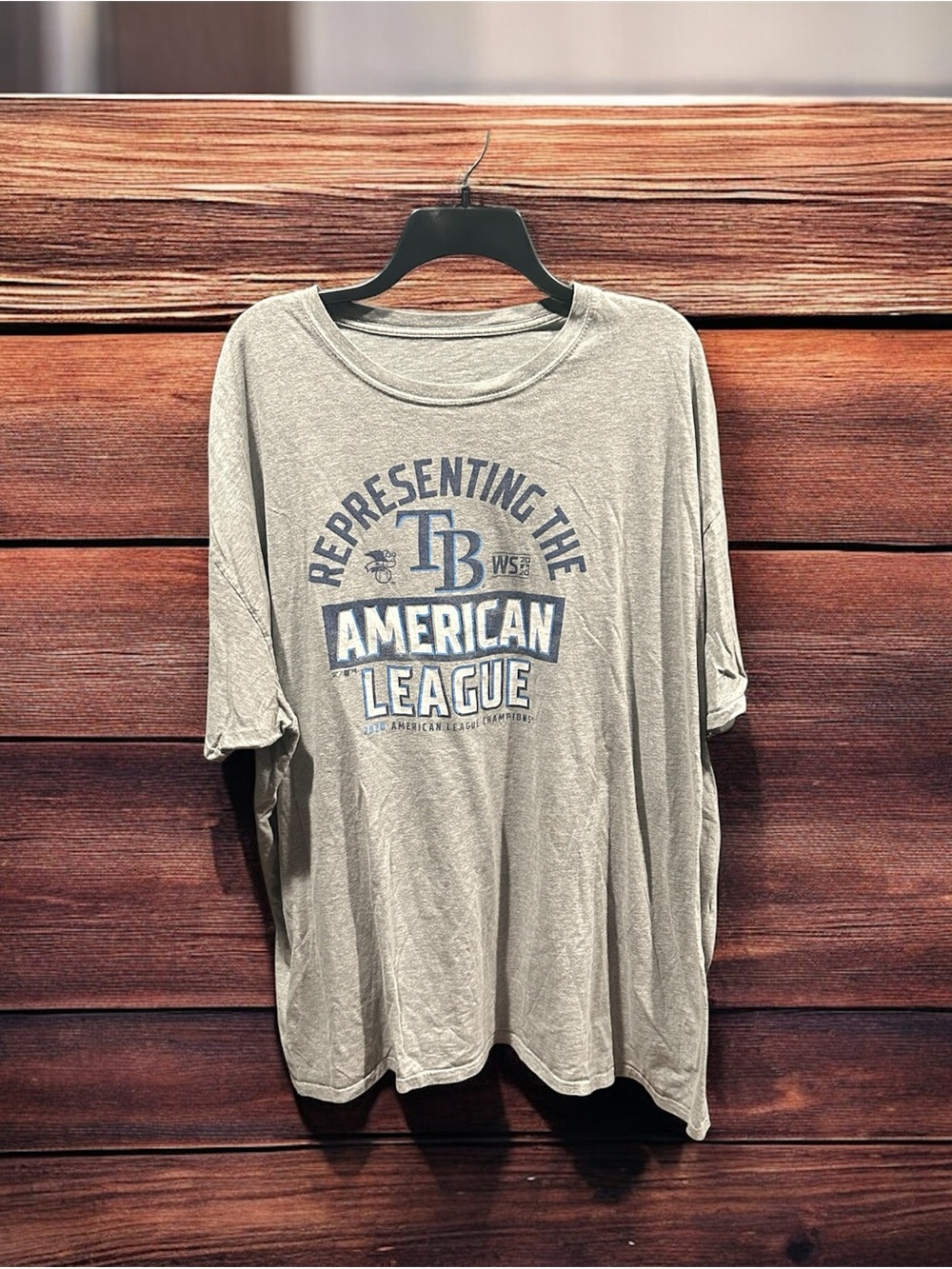 Tampa Bay Rays 2020 American League Champions Locker Room T-Shirt 4XL
